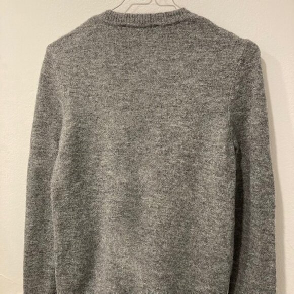 Simons Contemporaine Grey Plaid Checkered Sweater - Picture 3 of 4